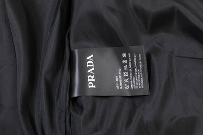 251008 New high-quality triangular leather hooded windbreaker jacket