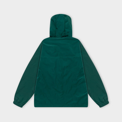 251008 New high-quality triangular leather hooded windbreaker jacket