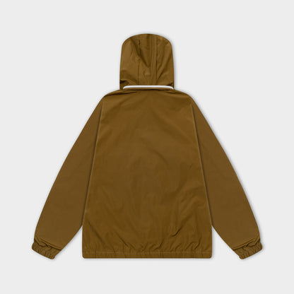 251008 new high-quality hooded trench jacket with a patchwork cap design