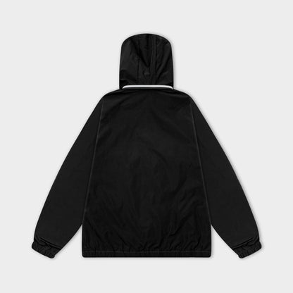 251008 new high-quality hooded trench jacket with a patchwork cap design