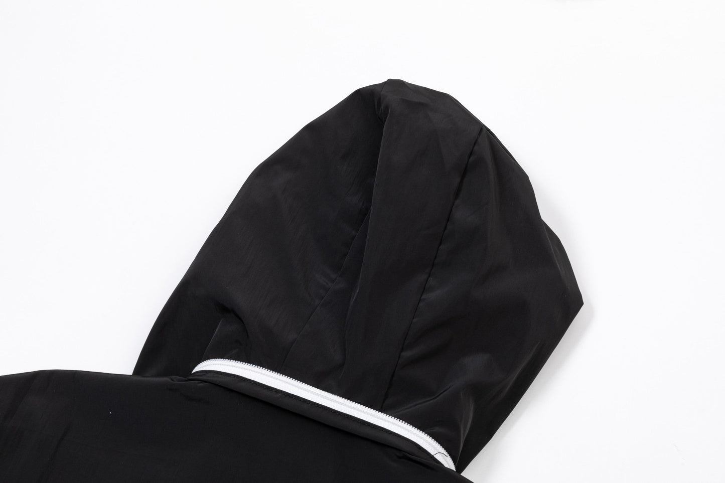 251008 new high-quality hooded trench jacket with a patchwork cap design