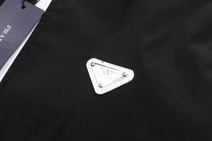 251008 new high-quality hooded trench jacket with a patchwork cap design