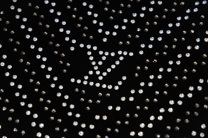 251014 A new high-quality black velvet shiny diamond craft zipper jacket