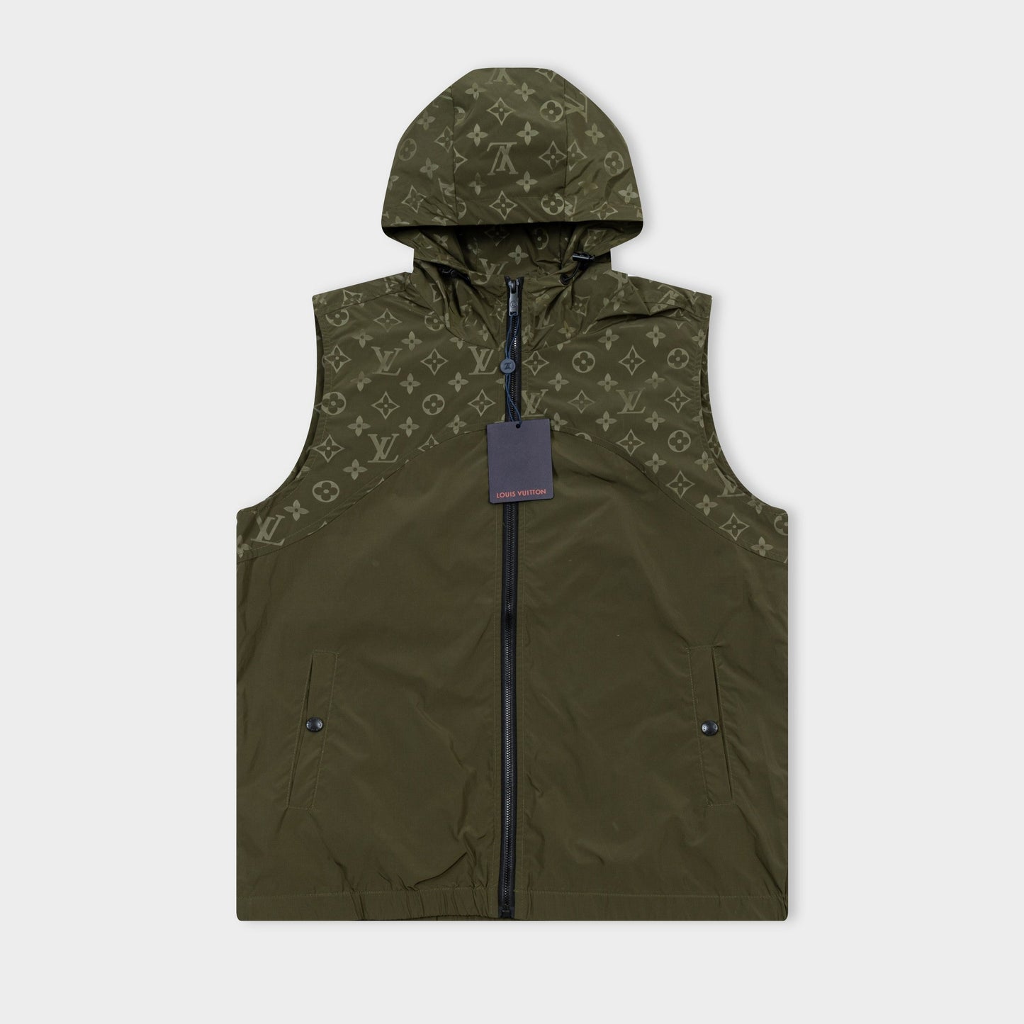 251014 New high-quality custom fabric heavy-duty hooded jacket vest