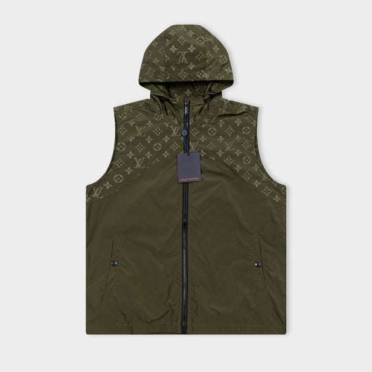251014 New high-quality custom fabric heavy-duty hooded jacket vest