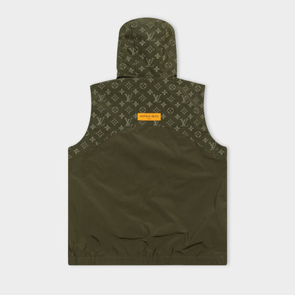 251014 New high-quality custom fabric heavy-duty hooded jacket vest