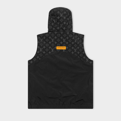 251014 New high-quality custom fabric heavy-duty hooded jacket vest