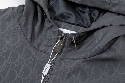 251014 A new high-quality custom fabric hooded jacket