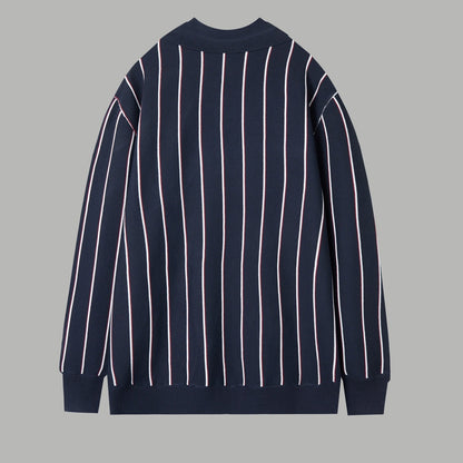 251014 New high-quality embroidered knitted cardigan and lapel sweater