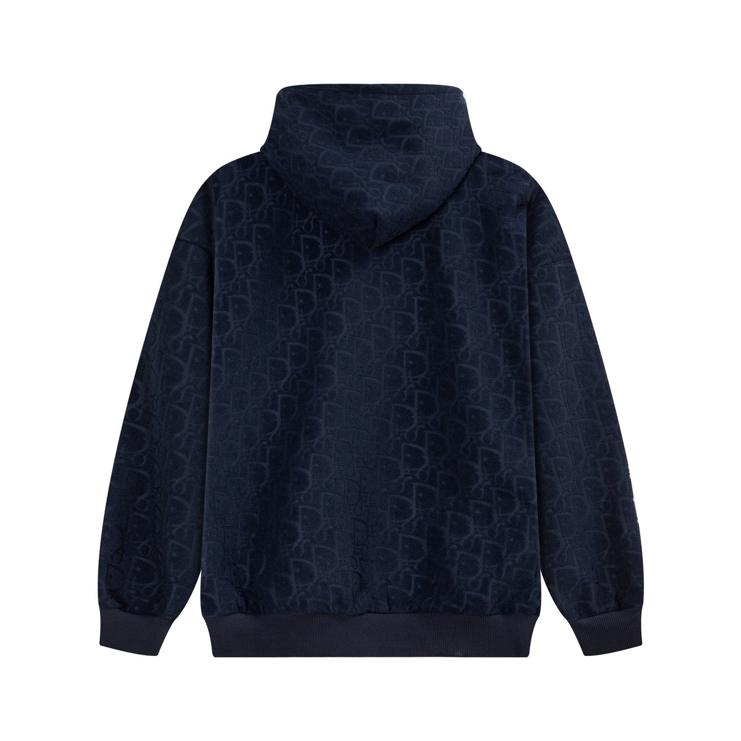 251014 New high-quality fleece pile jacquard hoodie
