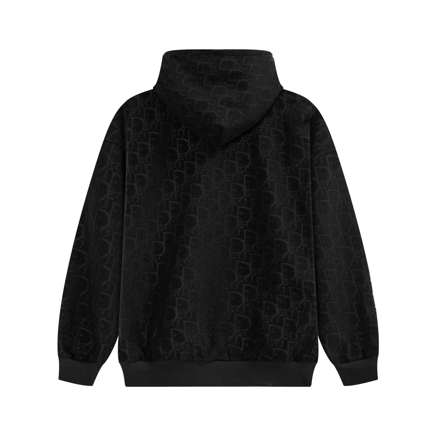 251014 New high-quality fleece pile jacquard hoodie