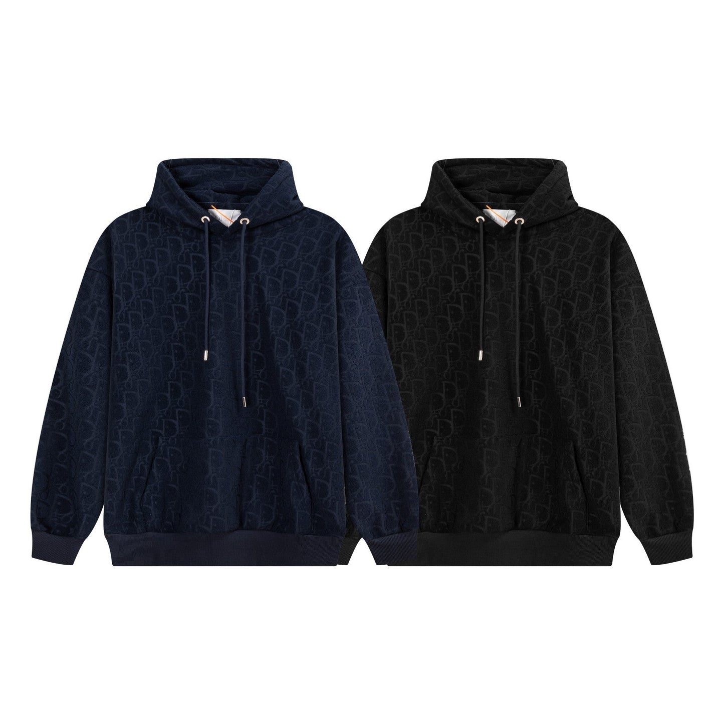 251014 New high-quality fleece pile jacquard hoodie