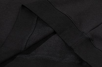 251014 A new high-quality fabric patchwork pocket round-neck sweatshirt