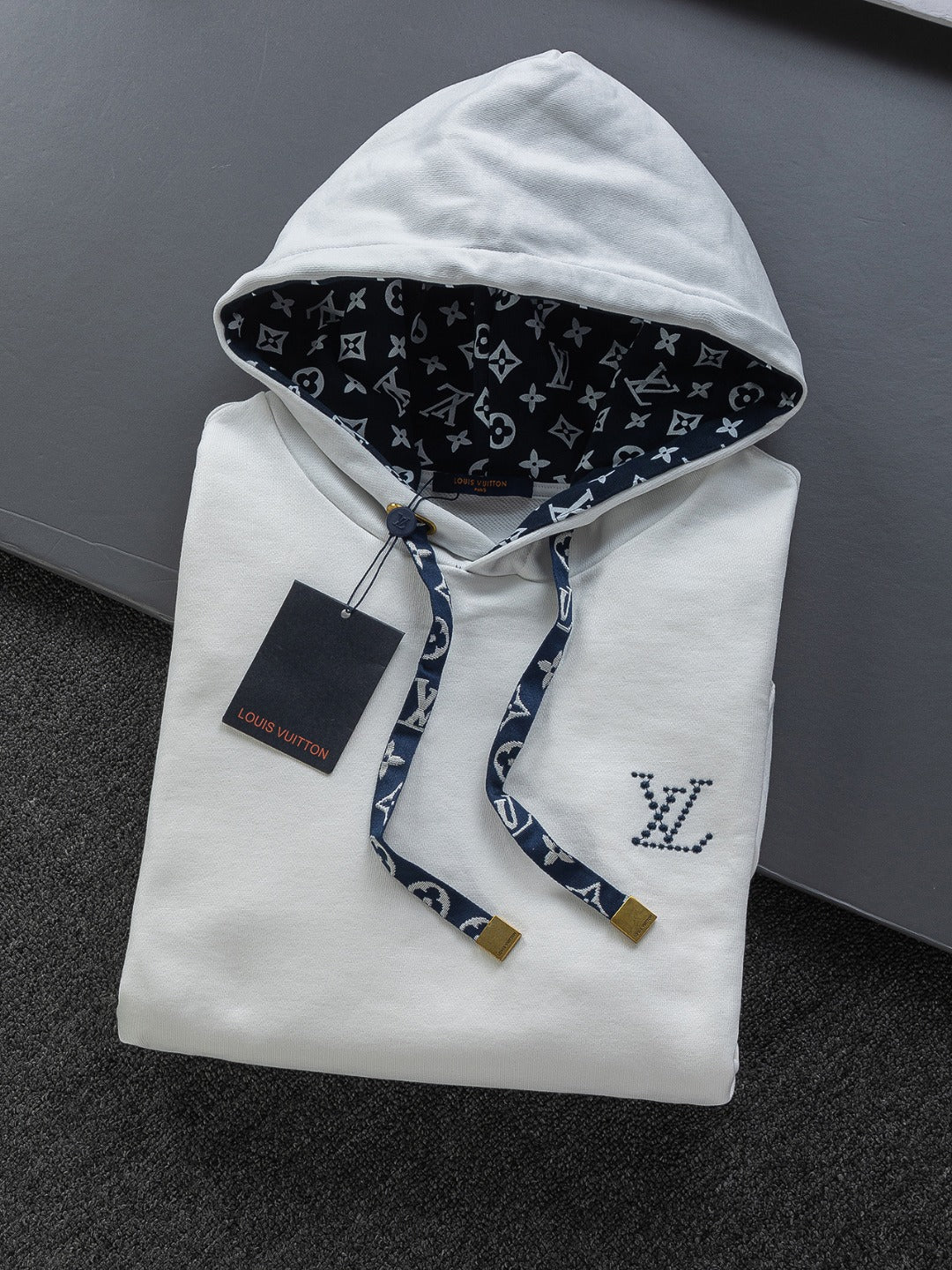 251014 New high-quality patchwork jacquard lanyard craft embroidered hooded hood