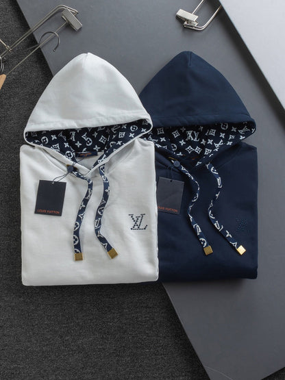 251014 New high-quality patchwork jacquard lanyard craft embroidered hooded hood