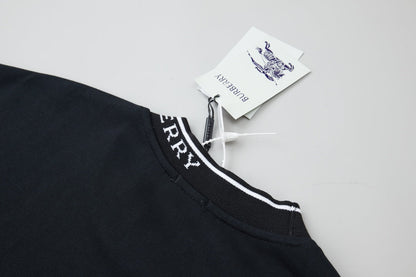 251014 A new high-quality, color-blocking, threaded, embroidered round-neck sweatshirt