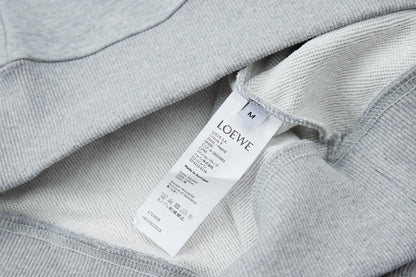 251014 New high-quality V-neck fake two-piece round-neck sweatshirt