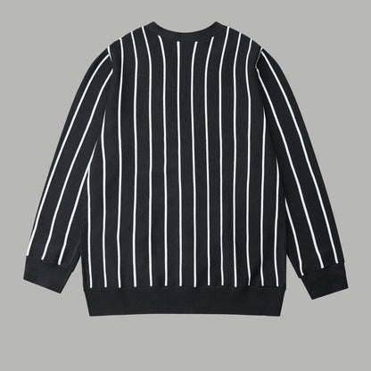 251014 New high-quality vertical embroidery knitted cardigan sweater