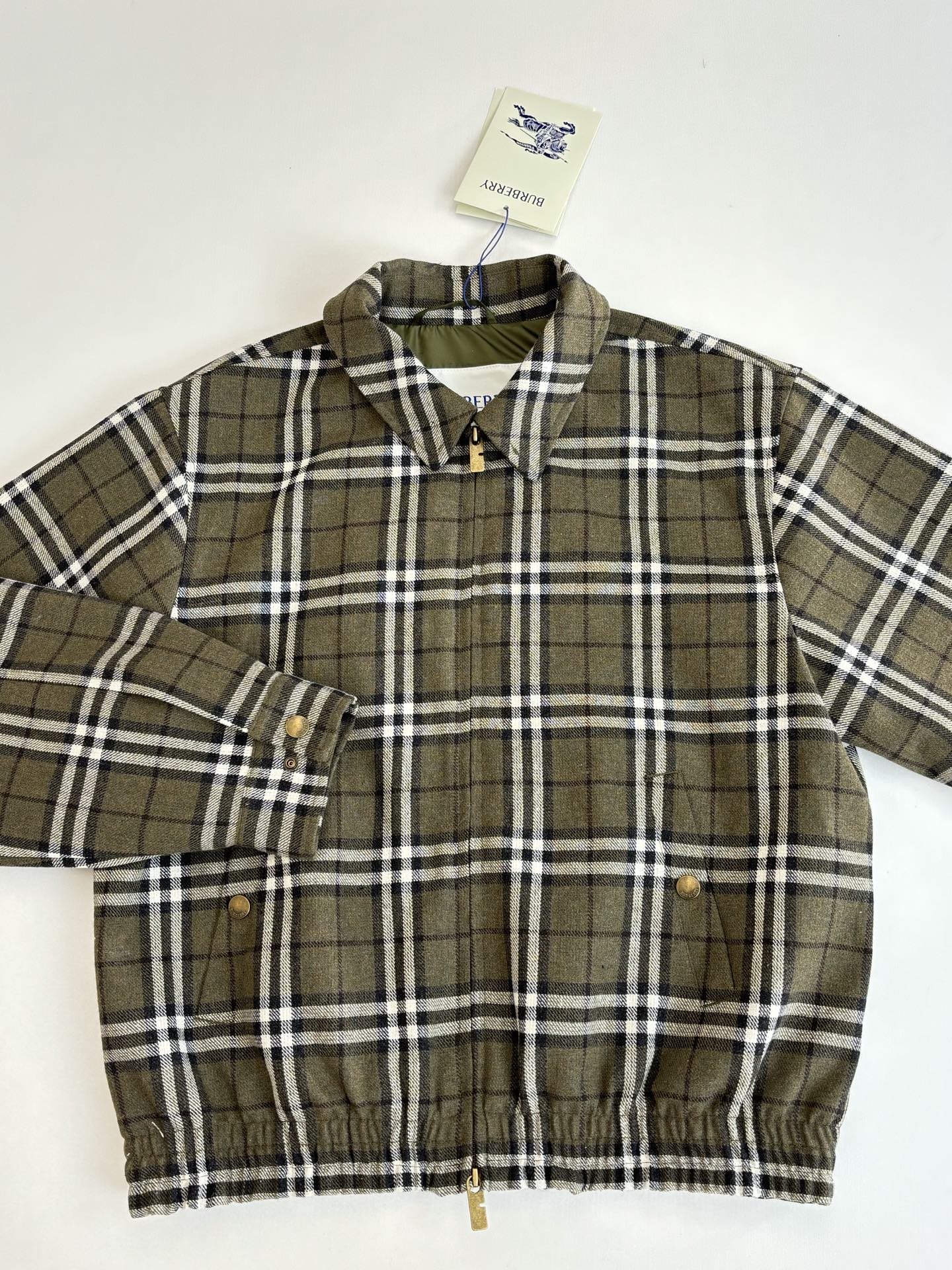 251021  new high-quality classic checkered thick jacket