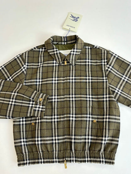 251021  new high-quality classic checkered thick jacket