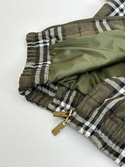 251021  new high-quality classic checkered thick jacket