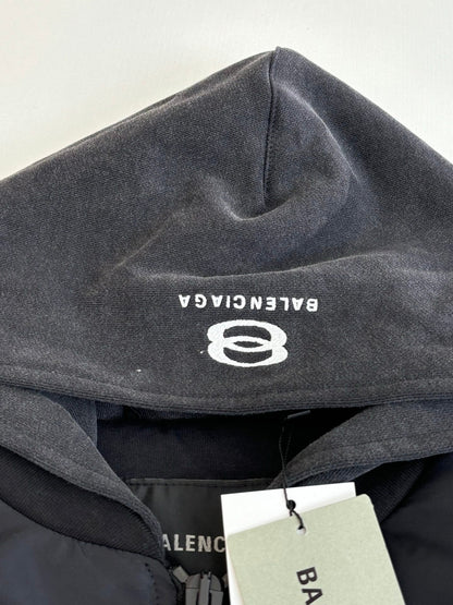 251021 New high-quality embroidered hooded zipper cotton-padded jacket