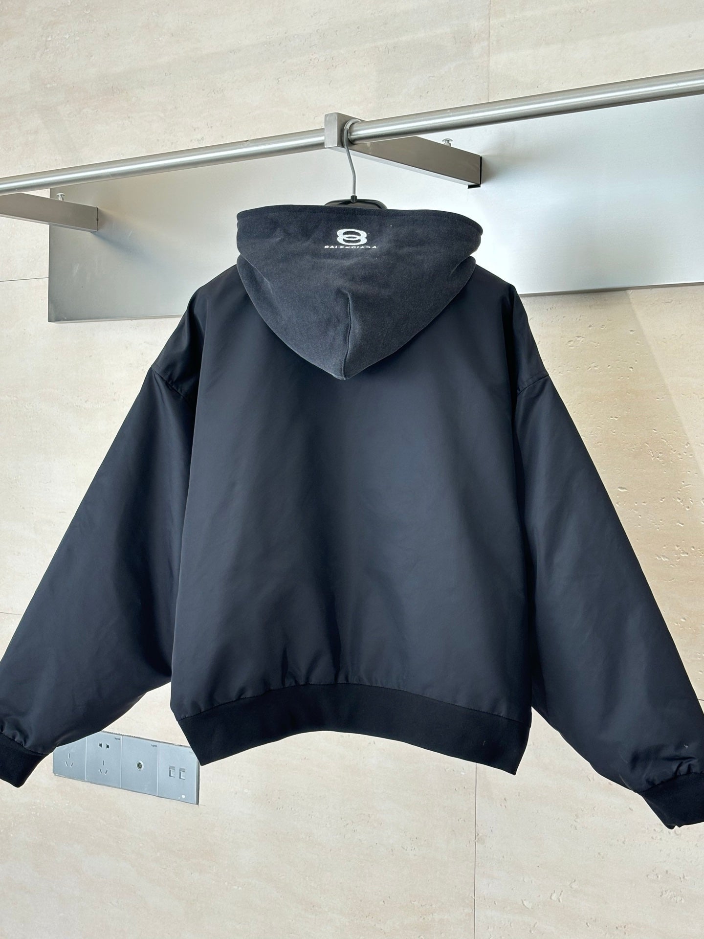 251021 New high-quality embroidered hooded zipper cotton-padded jacket