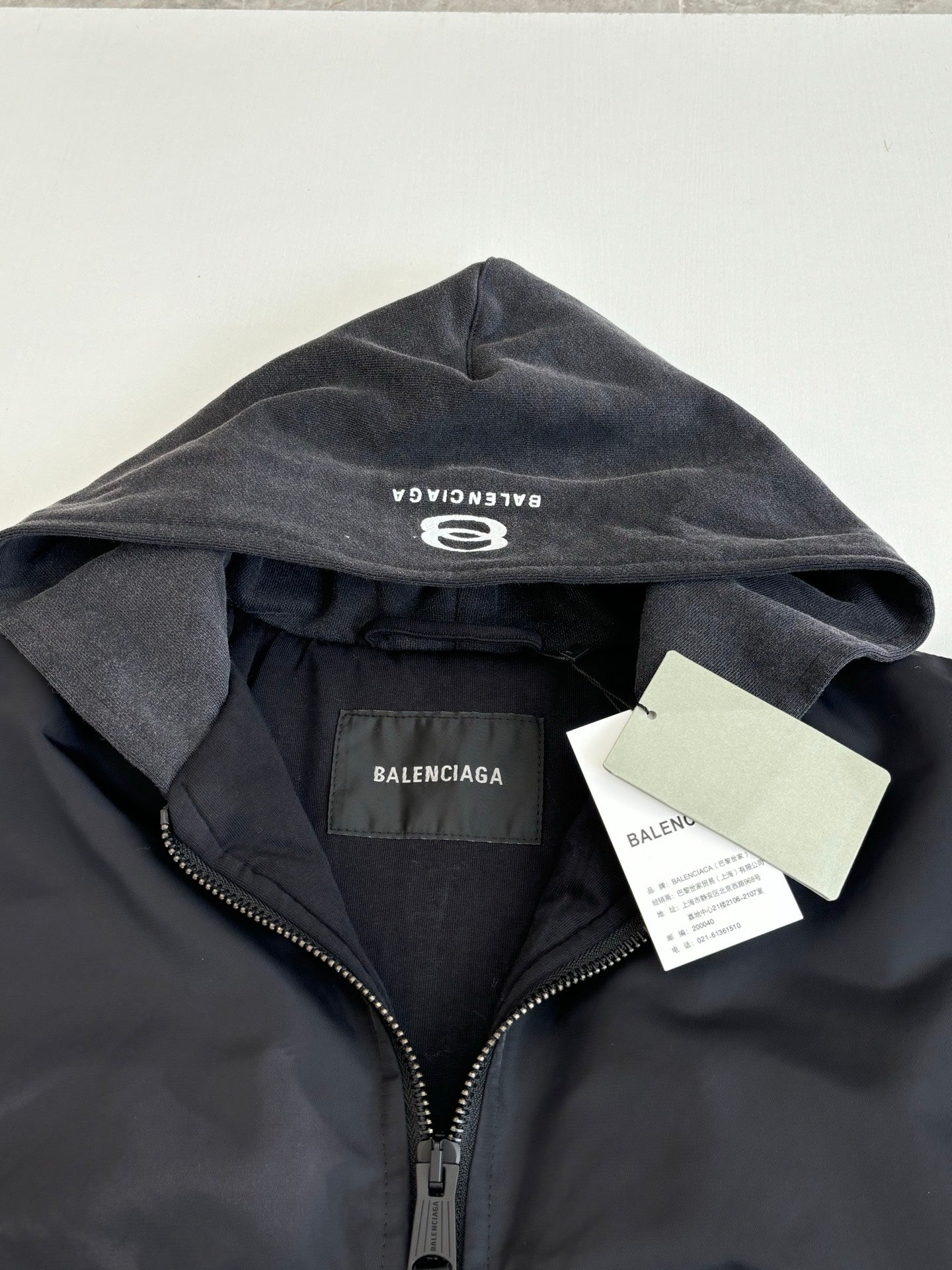 251021 New high-quality embroidered hooded zipper cotton-padded jacket