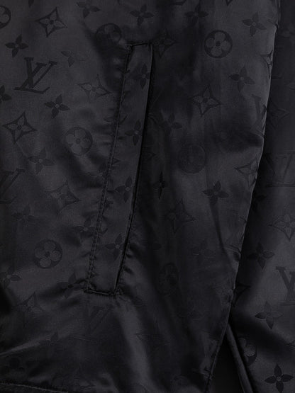 251021 new high-quality jacquard full-print hooded jacket