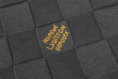 251021 New high-quality checkerboard series round-neck pullover sweater