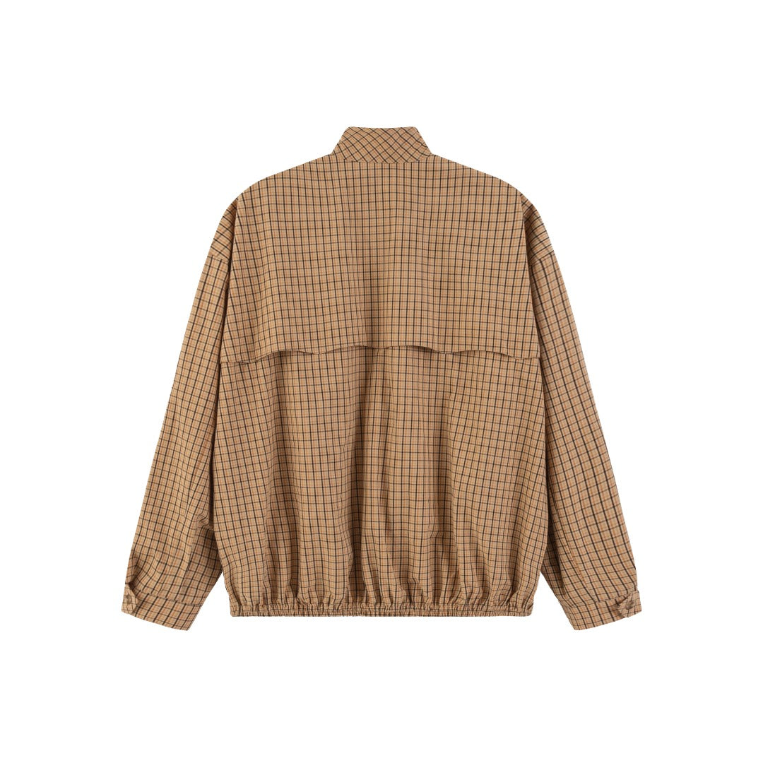 251021 A new high-quality custom checkered jacket