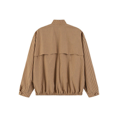 251021 A new high-quality custom checkered jacket