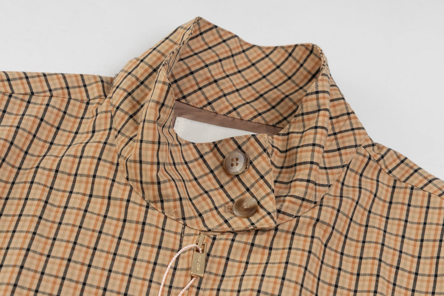 251021 A new high-quality custom checkered jacket