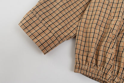 251021 A new high-quality custom checkered jacket