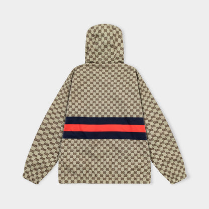 251021  new high-quality classic patchwork color-blocking jacket