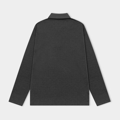251021 New high-quality modal wool jacquard blend long-sleeved shirt