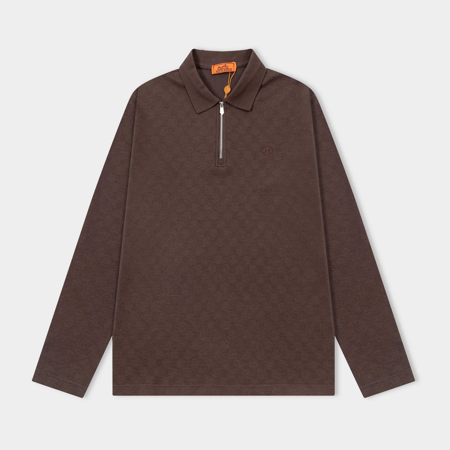 251021 New high-quality modal wool jacquard blend long-sleeved shirt