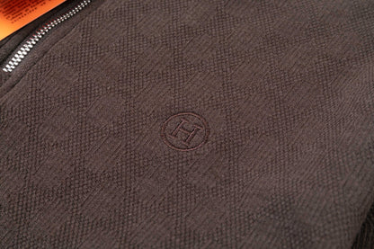 251021 New high-quality modal wool jacquard blend long-sleeved shirt