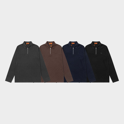 251021 New high-quality modal wool jacquard blend long-sleeved shirt