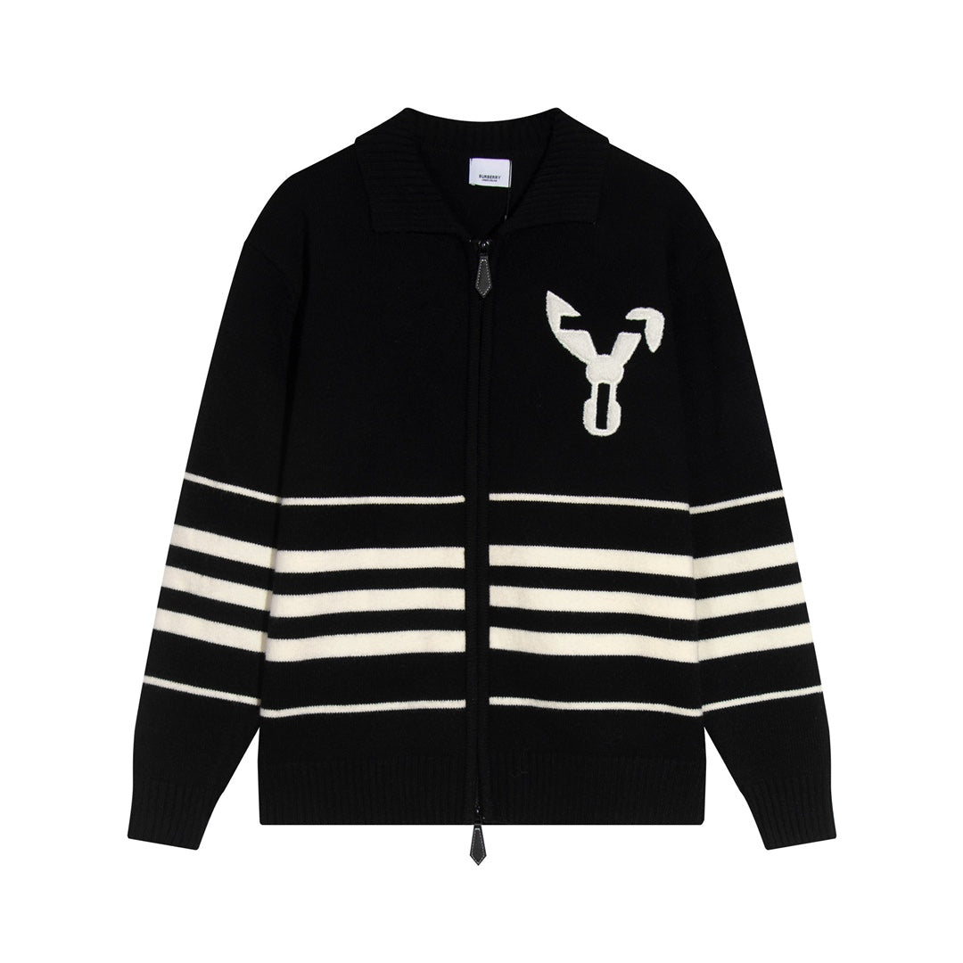 251021 New high-quality rabbit pattern knitted sweater jacket