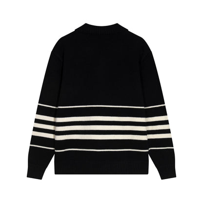 251021 New high-quality rabbit pattern knitted sweater jacket