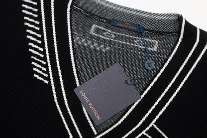 251021 New high-quality and distinctive graffiti wool sweater cardigan