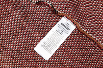 251021 New high-quality checked cashmere sweater jacket