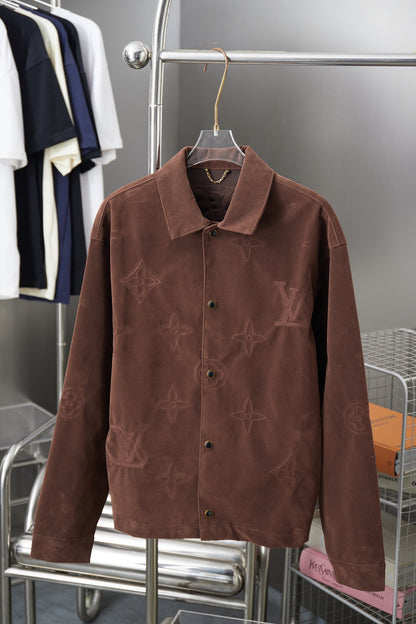 251021 new high-quality, distinctive embroidered full-print coat