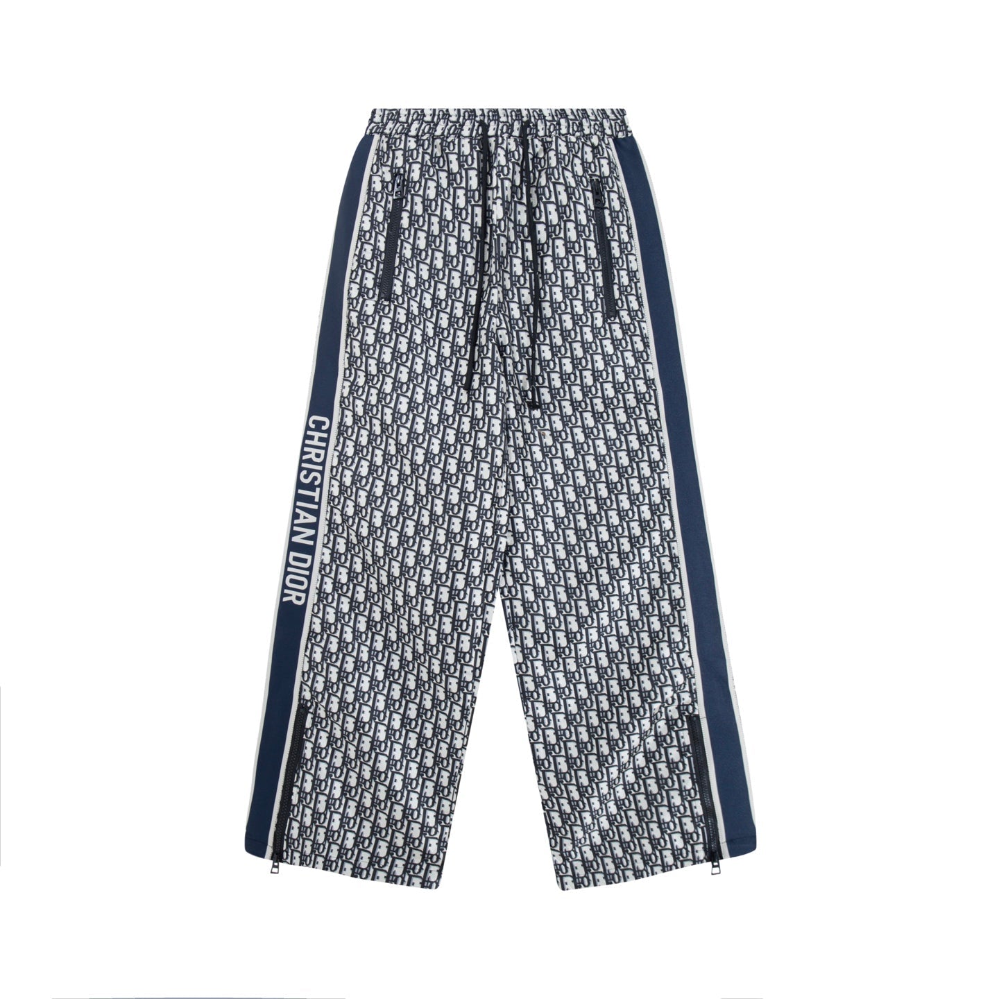 251021 New high-quality monogram full-print patchwork webbing sports trousers
