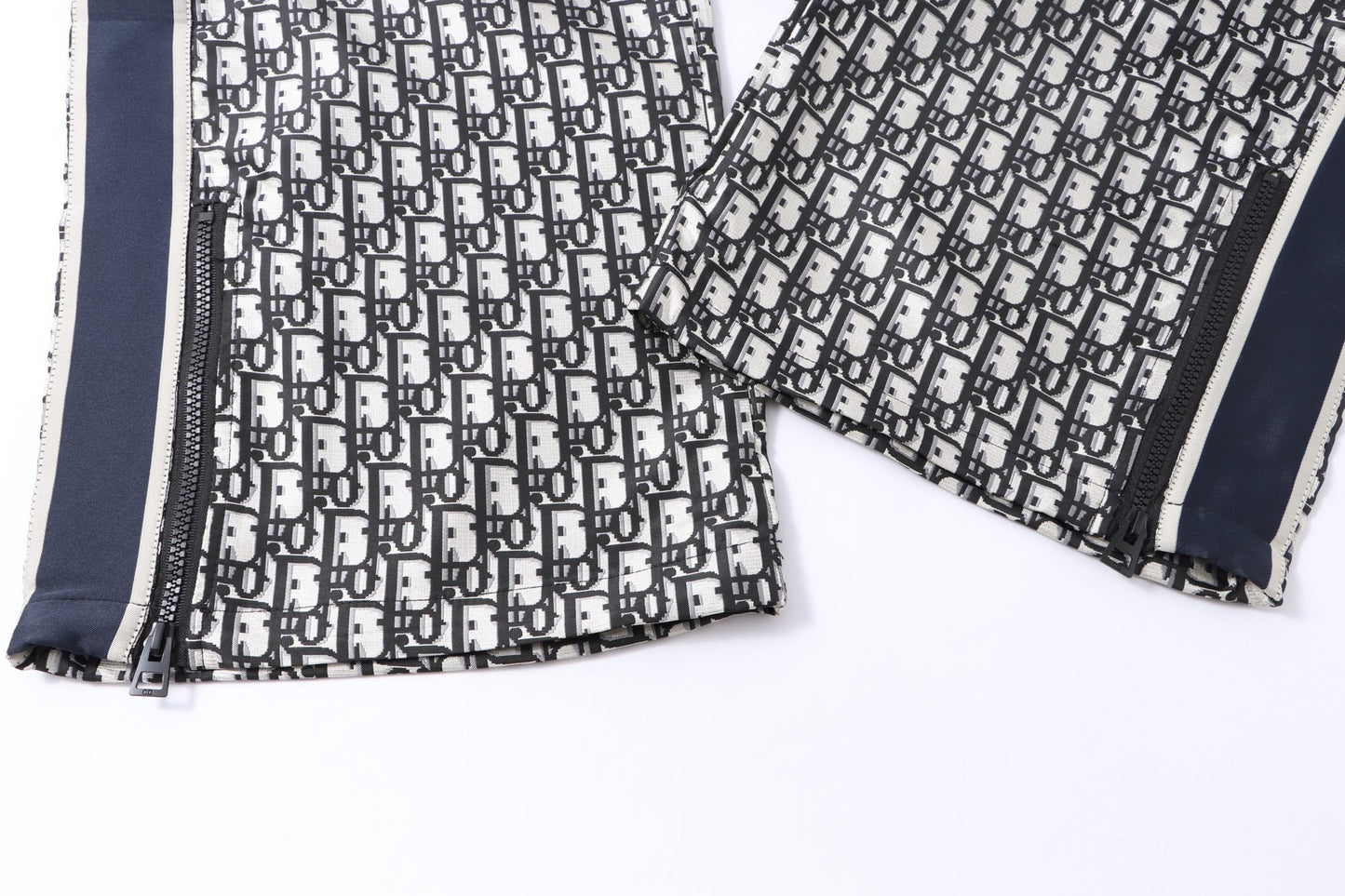 251021 New high-quality monogram full-print patchwork webbing sports trousers
