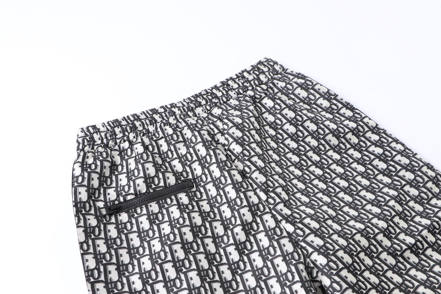 251021 New high-quality monogram full-print patchwork webbing sports trousers