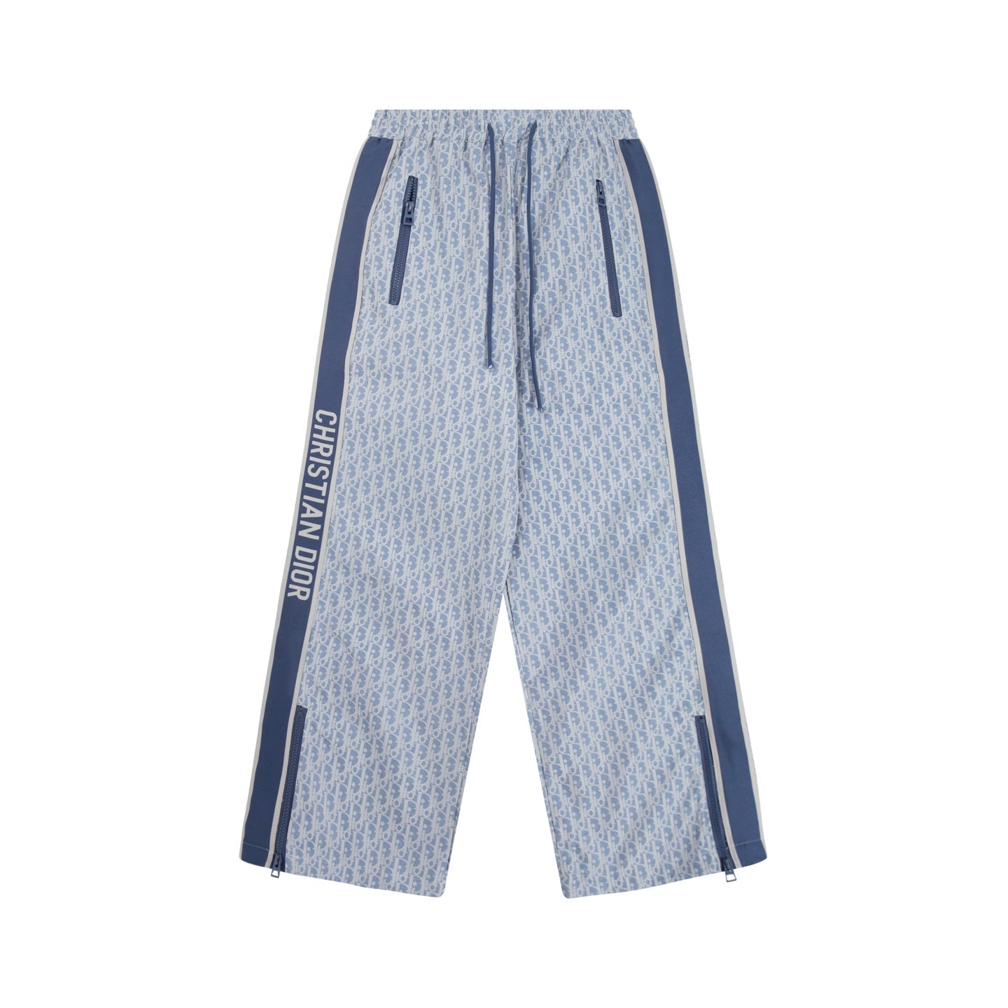 251021 New high-quality monogram full-print patchwork webbing sports trousers