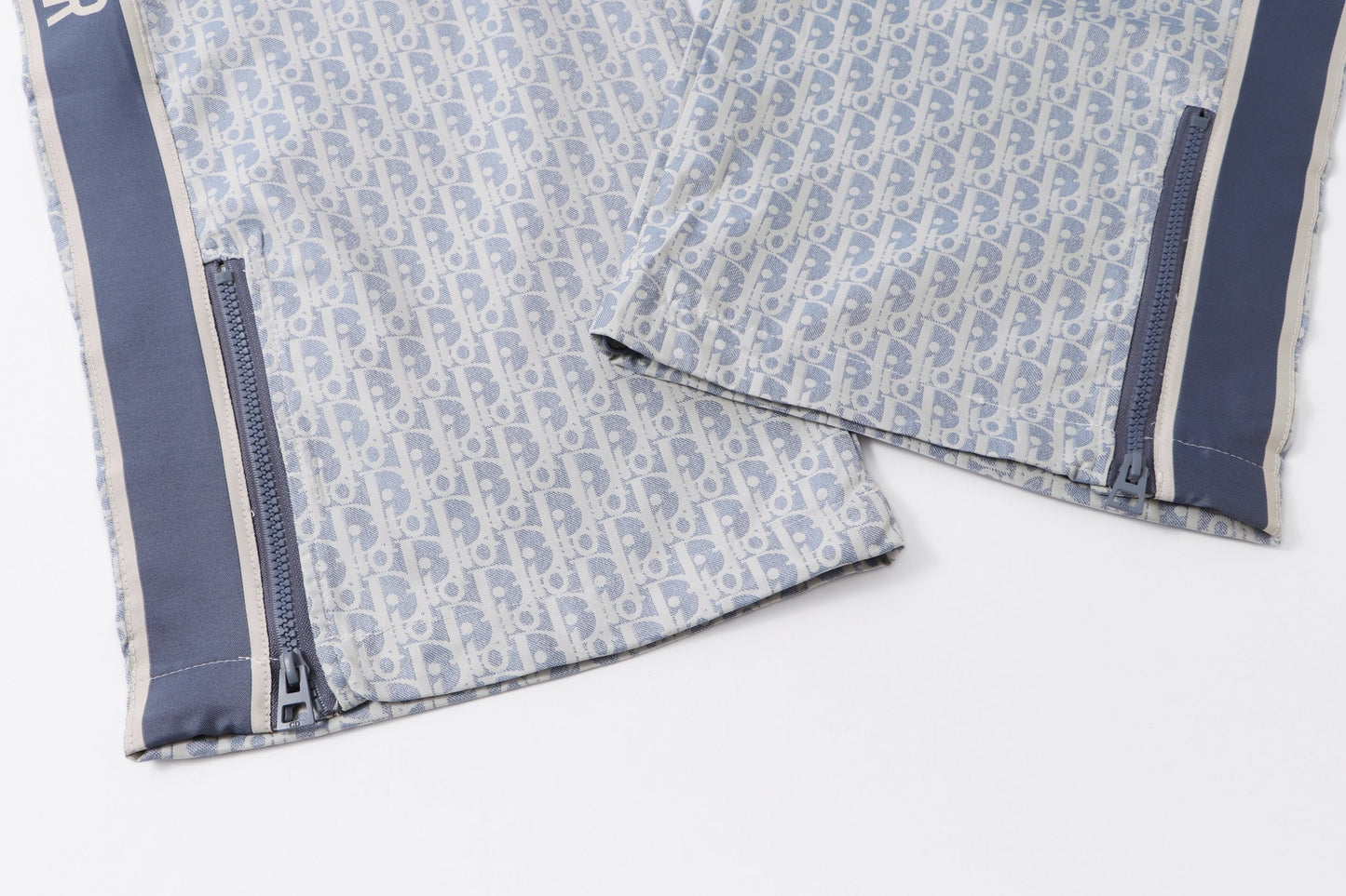 251021 New high-quality monogram full-print patchwork webbing sports trousers