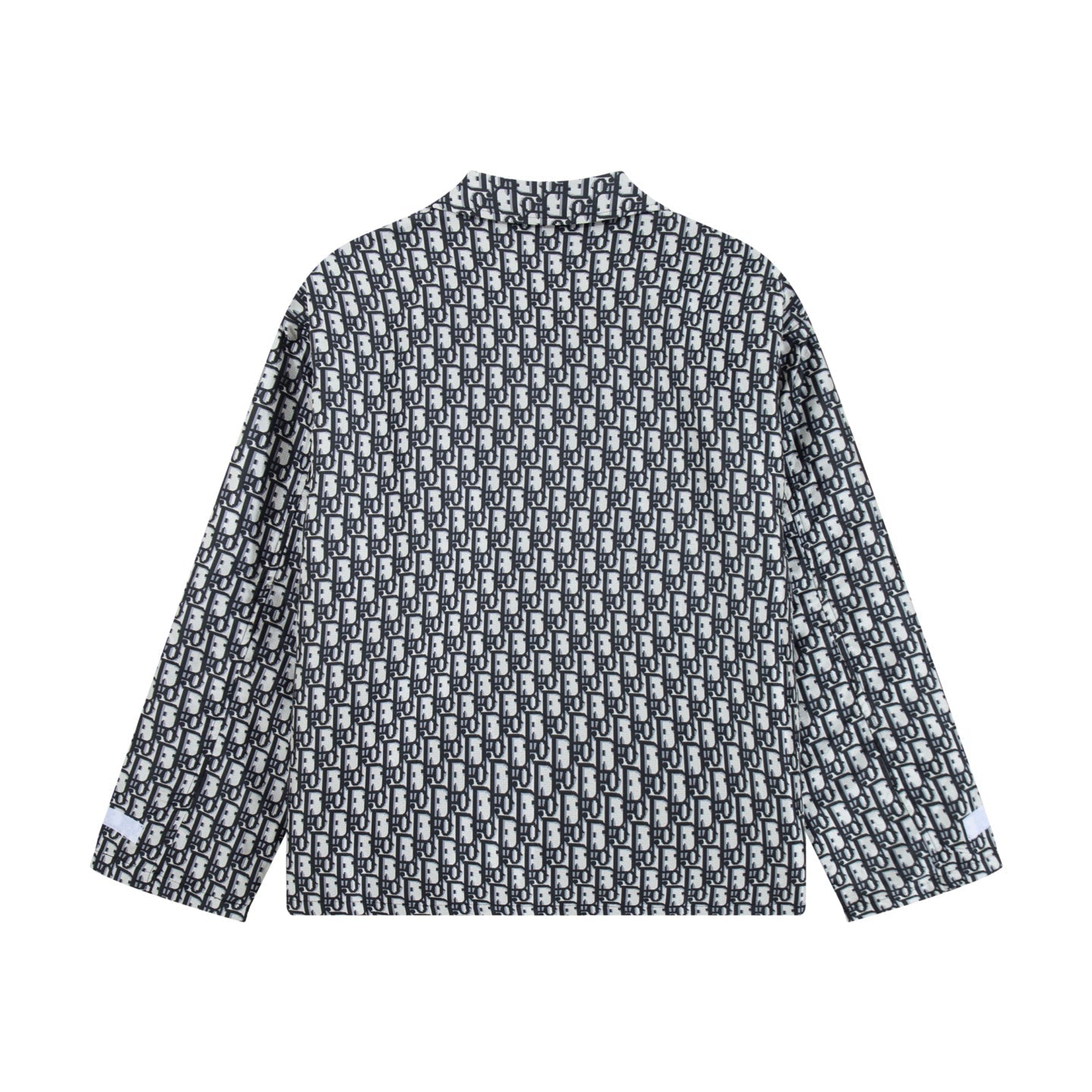 251021 new high-quality monogram full print blue and white down jacket
